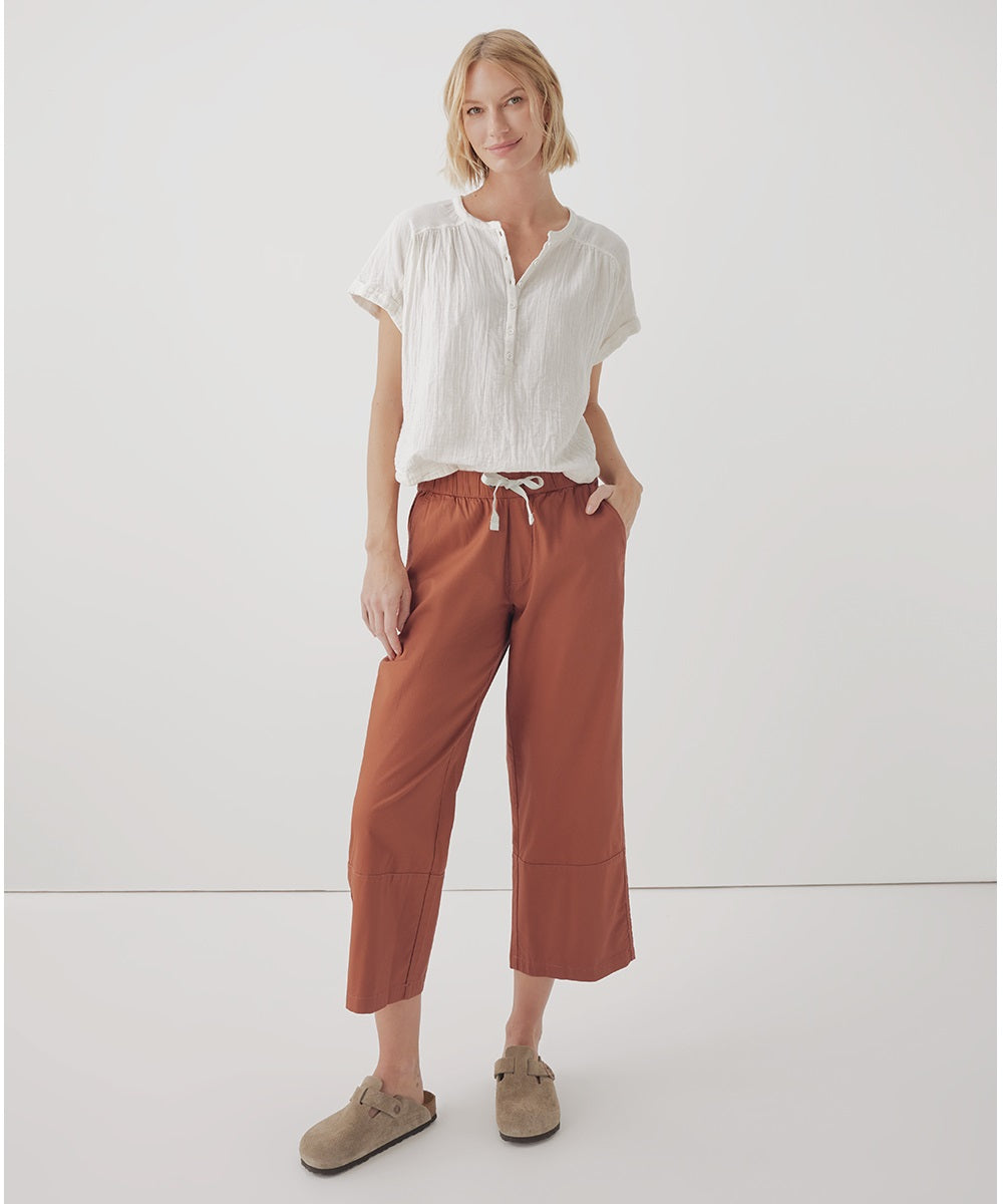 Women's Daily Twill Crop Pant