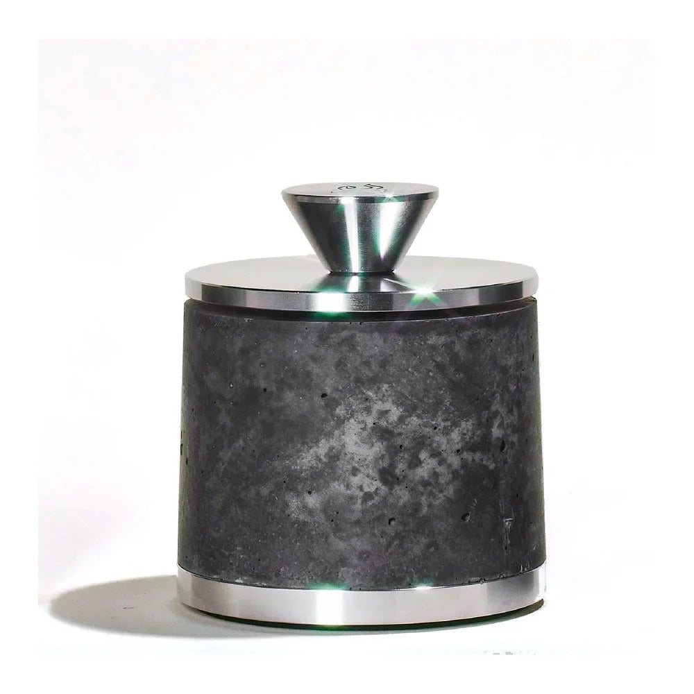 Flikr Fire - Round Personal Fireplace with Lid  - Raw