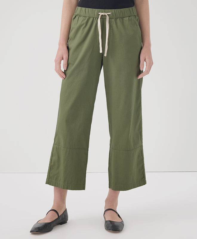 Women's Daily Twill Crop Pant