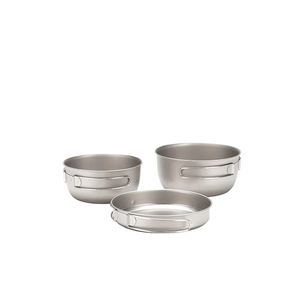 3 Piece Titanium Cookset