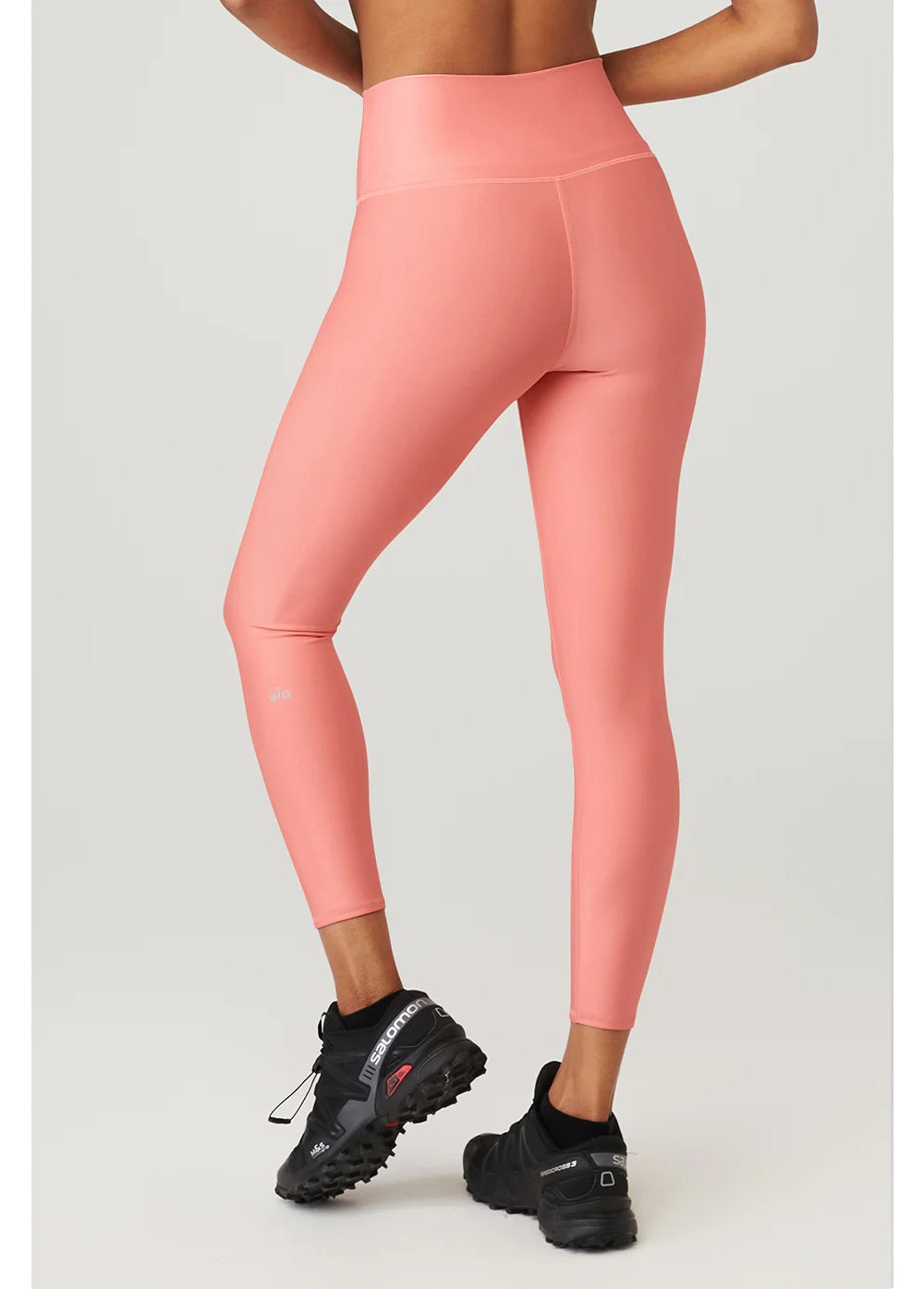 Pink WOMEN Standard Fit High Waisted Ankle Leggings 2473687
