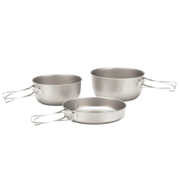 3 Piece Titanium Cookset