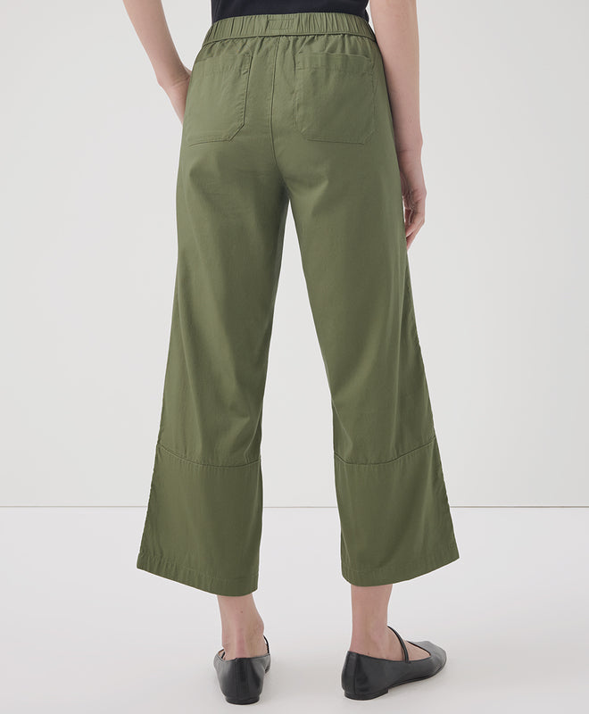 Women's Daily Twill Crop Pant